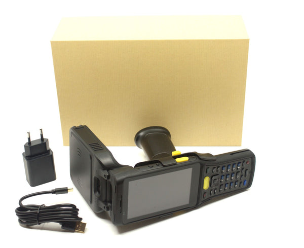 4" IPS multi-touch display (800x480), Qualcomm 1.8GHz Octa-core, 3GB RAM, 32GB Flash, Android 9.0, HW keyboard