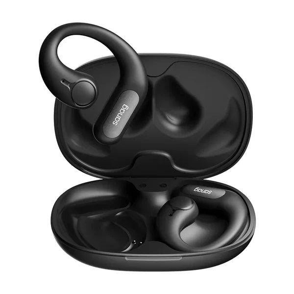 Sanag Open Ear Headphones, Wireless Earbuds with 48H Playtime, Bionic Cocnlea Design, Stable & Fit, Headset with Built-in Mic,Touch Control for Sport